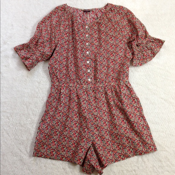 J. Crew Pants - J. Crew Liberty Betsy Ann Floral Romper